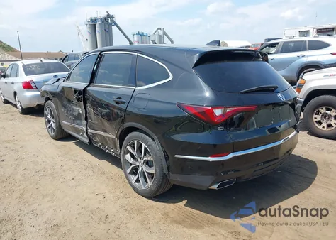 2022 Acura Mdx Technology Package z USA, uszkodzony, nr VIN 5J8YE1H43NL001376